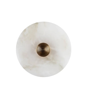 Round Alabaster Wall Lamp