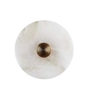 Round Alabaster Wall Lamp