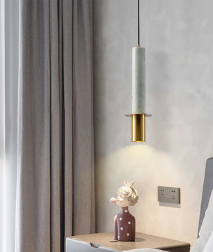 Marble Cylinder Pendant Light