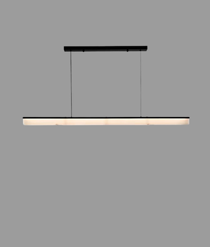 Plana Faux Alabaster Linear Pendant