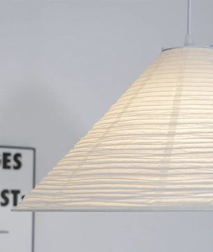Cone Washi Pendant Light