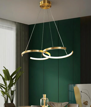 Double Rings Pendant Light