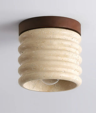 Vaarnii Travertine Ceiling Lamp
