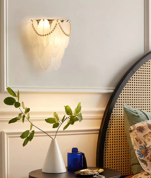 Feather Pearl Wall Lamp