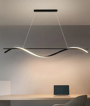 Black Wave Chandelier