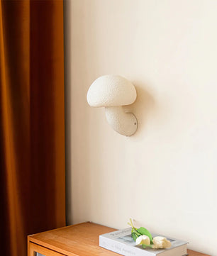 Mushroom Resin Wall Lamp