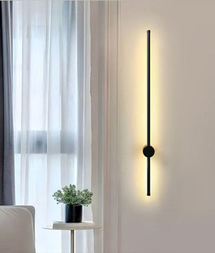 Industrial Black Linear LED Dimmable Wall Light S76
