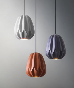 Papaya Resin Pendant Lamp