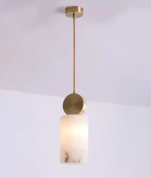 Etruscan Alabaster Pendant Light