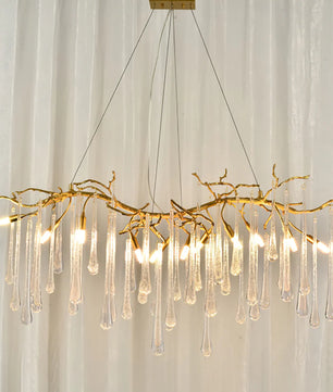 Aqua Makrama Chandeliers