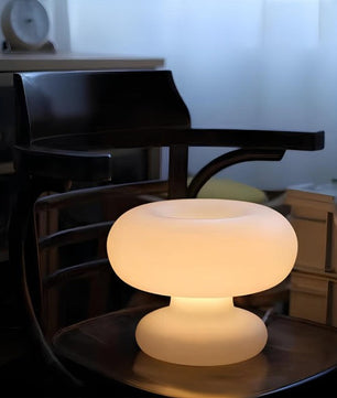 Mushroom Donut Bauhaus Glass Table Lamp S34