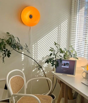 Bauhaus Glass Donut Table / Wall Lamp S77