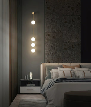 Vertical Balls Wall Lamp