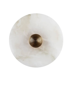Round Alabaster Wall Lamp