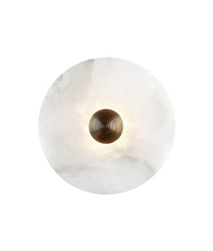 Round Alabaster Wall Lamp
