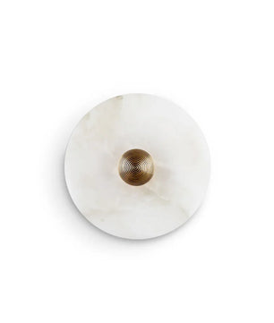 Round Alabaster Wall Lamp