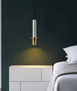 Marble Cylinder Pendant Light