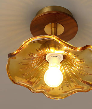 Kapok Wood Ceiling Light