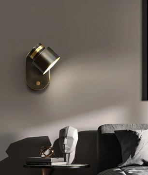 Brass Cylinder Wall Lamp