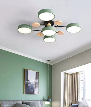Nordic Branched Disc Metal Ceiling Lamp S117