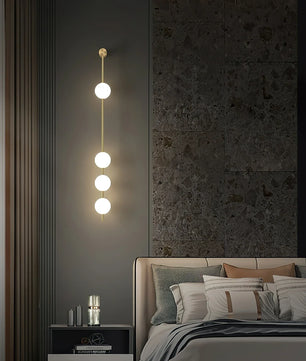 Vertical Balls Wall Lamp