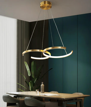 Double Rings Pendant Light