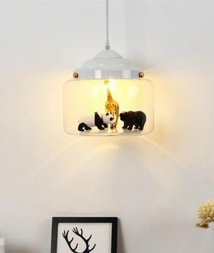 Creative Little Zoo Glass Pendant Light S91
