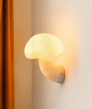 Mushroom Resin Wall Lamp