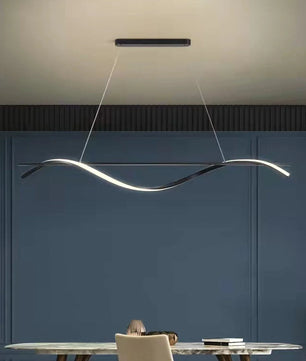 Black Wave Chandelier