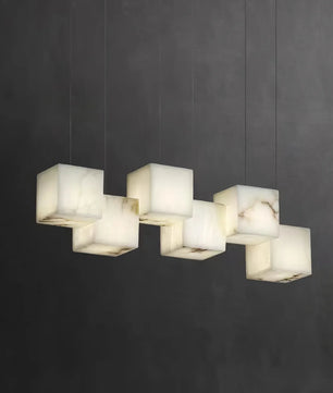 Marble Box Chandelier