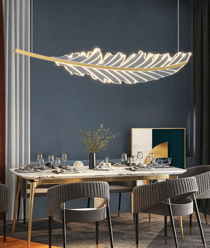 Modern Leaf Shaped Chandelier
