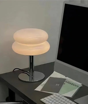 Bauhaus Lollipop Ripple Glass Table Lamp S27