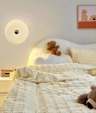 Bauhaus Glass Donut Table / Wall Lamp S77