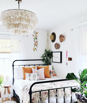 Multicolor Tassel Chandeliers