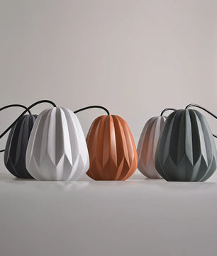 Papaya Resin Pendant Lamp