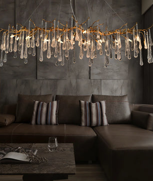 Aqua Makrama Chandeliers