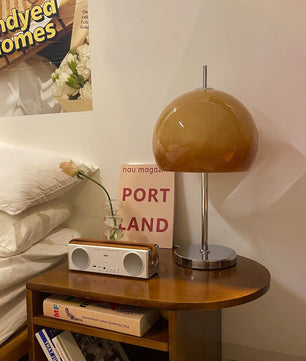 Mushroom Brown Table Lamp