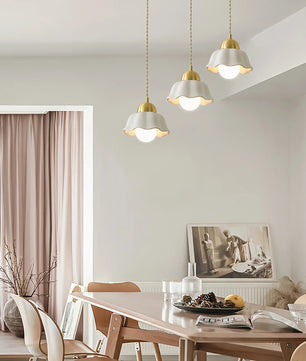 Ceramics Floral Pendant Light