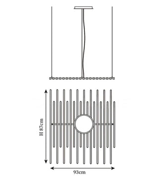 Black Rhythm Collection Chandeliers