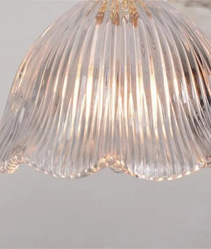 Nordic Retro Flower Glass Pendant Lamp S45