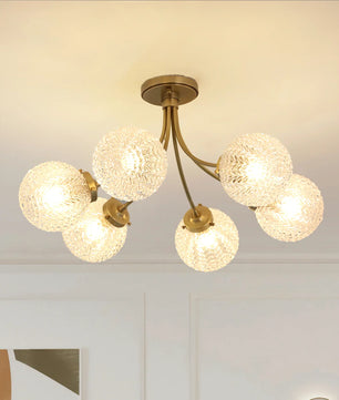 Retro Glass Ceiling Lamp