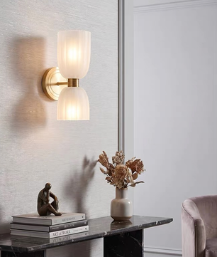 Tulipano Up Down Glass Wall Sconce