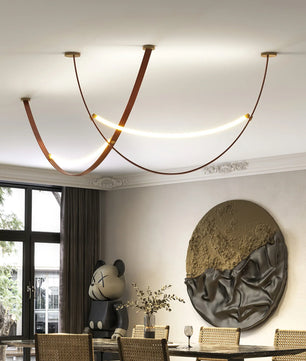 Leather Pendant Light