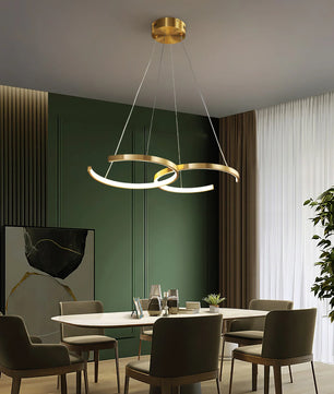 Double Rings Pendant Light