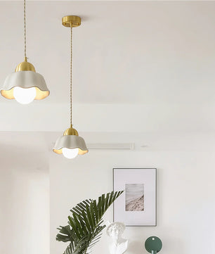 Ceramics Floral Pendant Light