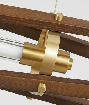 Axis Wood Chandelier