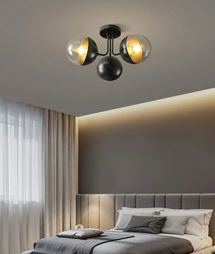 Brass Globulars Ceiling Lamp