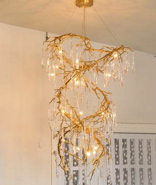 Spiral Branches Chandelier