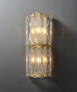 Triangular Glass Wall Light