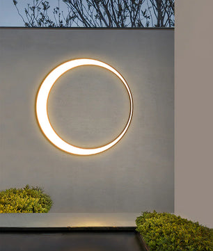 Moon Outdoor Wall Lamp
